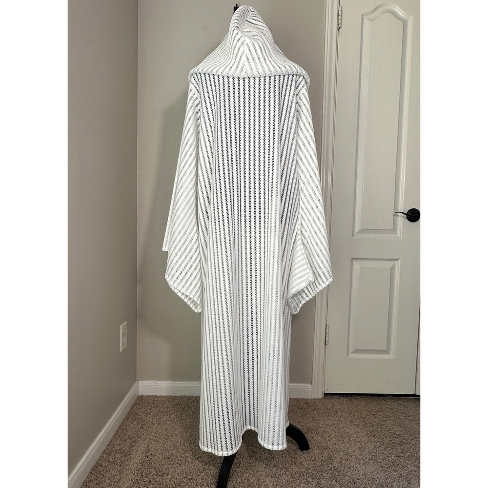 Yoshi Zen Intergalactic Druid Robe White Unisex Spiritual Beach Artisan Handmade - Picture 6 of 13